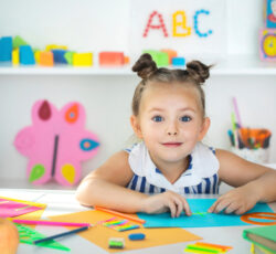 Preparation,for,school.,early,education.,little,girl,is,educated,at